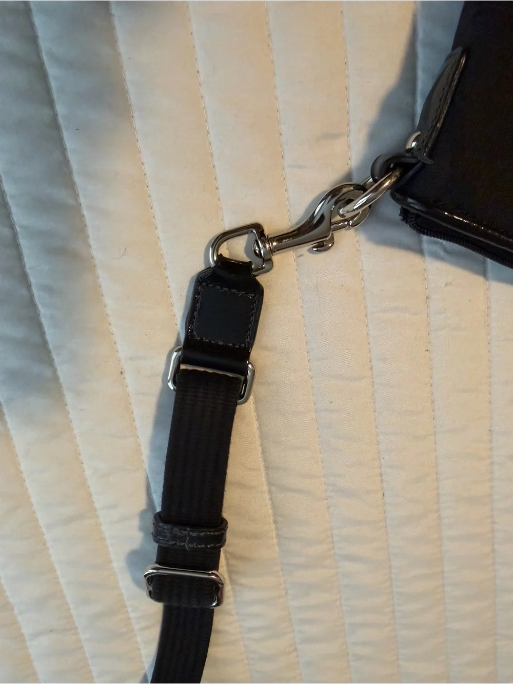 Coach Black Signature Crossbody Pouch